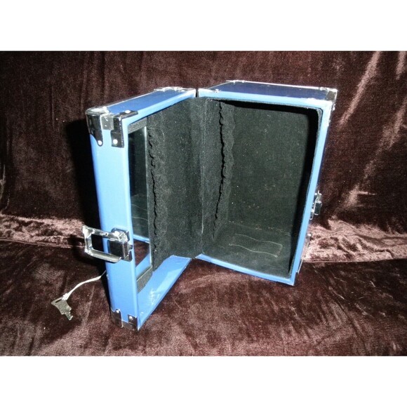 NEW VINTAGE 1998 VINYL TRAIN CASE 9" LINENS THINGS (9" WIDE X 6" TALL) - Picture 3 of 10